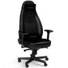 Silla Gaming noblechairs ICON Real Leather Cuero Real Negra