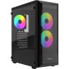 Caja/Torre COOLPC Black Nebula ARGB Negro -
