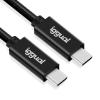 Cable USB iggual USB-C 3.2 Gen2x2 100W 5A 4K 1m Nylon