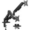 Soporte Monitor iggual SPMP02-A Pro Para 2 Monitores 17 pulgadas-34 pulgadas Hasta 9kg