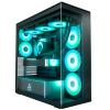 Caja/Torre Arctic Xtender Premium Black Clear ARGB Negro