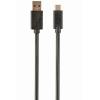 Cable USB Gembird USB 3.2 Gen 1 USB-C A USB-A Macho/Macho 36W 3A 1.8m Negro
