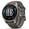 Smartwatch Garmin fenix 9 43mm AMOLED 1.3 pulgadas Titanio Con Correa De Silicona