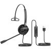 Auriculares Fanvil HT302-U Biurales USB Con Cancelación De Ruido Para Oficina Y Call Center