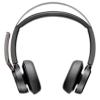 Auriculares HP Poly Voyager Focus 2 Bluetooth ANC Certificado Microsoft + Adaptador USB-C/A + Soporte De Carga