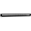 Accesorio 2LAN Patch Panel ARAP19C24VAC 19 pulgadas 1U 24 Puertos UTP Negro