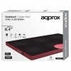 Disipador Portátil Approx APPNBC05R 2Ventiladores/3Leds/2USBs Rojo