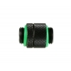 Bitspower Adaptador 2x G1/4 pulgadas - rotable - Matt Black