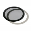 DEMCiflex Filtro Anti Polvo 12 cm Negro/Negro - Filtro Magnético