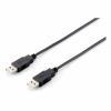 Equip 128871 Macho Tipo A/Macho Tipo A USB 2.0 3 m Negro - Cable USB