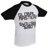 Global Masters T-Shirt GM Text Talla L Blanco - Camiseta