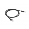 Lanberg PCU5 RJ45 UTP Cat 5E 1m Negro - Cable Red