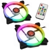 Raijintek Iris 14 Rainbow RGB LED Dual Pack + Controlador - Ventilador 14 cm