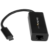 Adaptador de Red StarTech Adaptador USB 3.1 Type-C a Ethernet Gigabit Negro