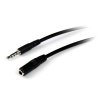 Startech Cable Alargador de Auriculares Minijack Macho/Hembra 1m - Cable Audio/Vídeo