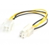 StarTech Cable Extension de Alimentacion ATX12V 4 Pines - Cable pc