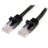StarTech Cat5e RJ45 Sin Enganche 2m C5e Negro - Cable Red