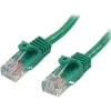 StarTech Cat5e RJ45 Sin Enganche 2m C5e Verde - Cable Red