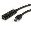 Startech Extrensor USB 3.0 10m Negro - Cable USB