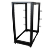 StarTech Rack de Marco Abierto con Profundidad Ajustable de 4 Columnas 25U - Rack de Marco