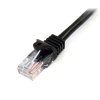 Startech RJ45 Cat.5e UTP Fast Ethernet 3m Negro - Cable Red