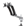 StarTech Soporte Para Dos Monitores Con Brazos Móviles / Apilable - Soporte Monitor