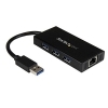 StarTech 3 Puertos USB 3.0 + 1 Red Ethernet Gigabit - HUB