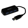 StarTech USB 3.0 Super Speed 4 Puertos Negro - Hub
