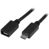Cable USB Startech Micro USB de Extensión Macho a Hembra 50cm