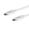 Startech USB-C a USB-C 2m Blanco - Cable USB