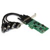 StarTech.com Adaptadora PCI Express PCIe 4 Puertos Serie - Tarjeta Adaptadora