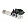 Tarjeta PCI Startech Ex 4 Puertos USB 3.0 Low Profile
