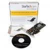 Startech Tarjeta PCI-Ex 4 Puertos USB 3.0 UASP - Adaptador