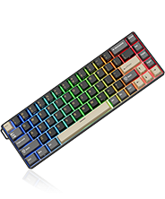 Teclado Royal Kludge RK68 HE Magnetico ISO-ES RGB Hot-Swappable Switch Mint Wired Phantom